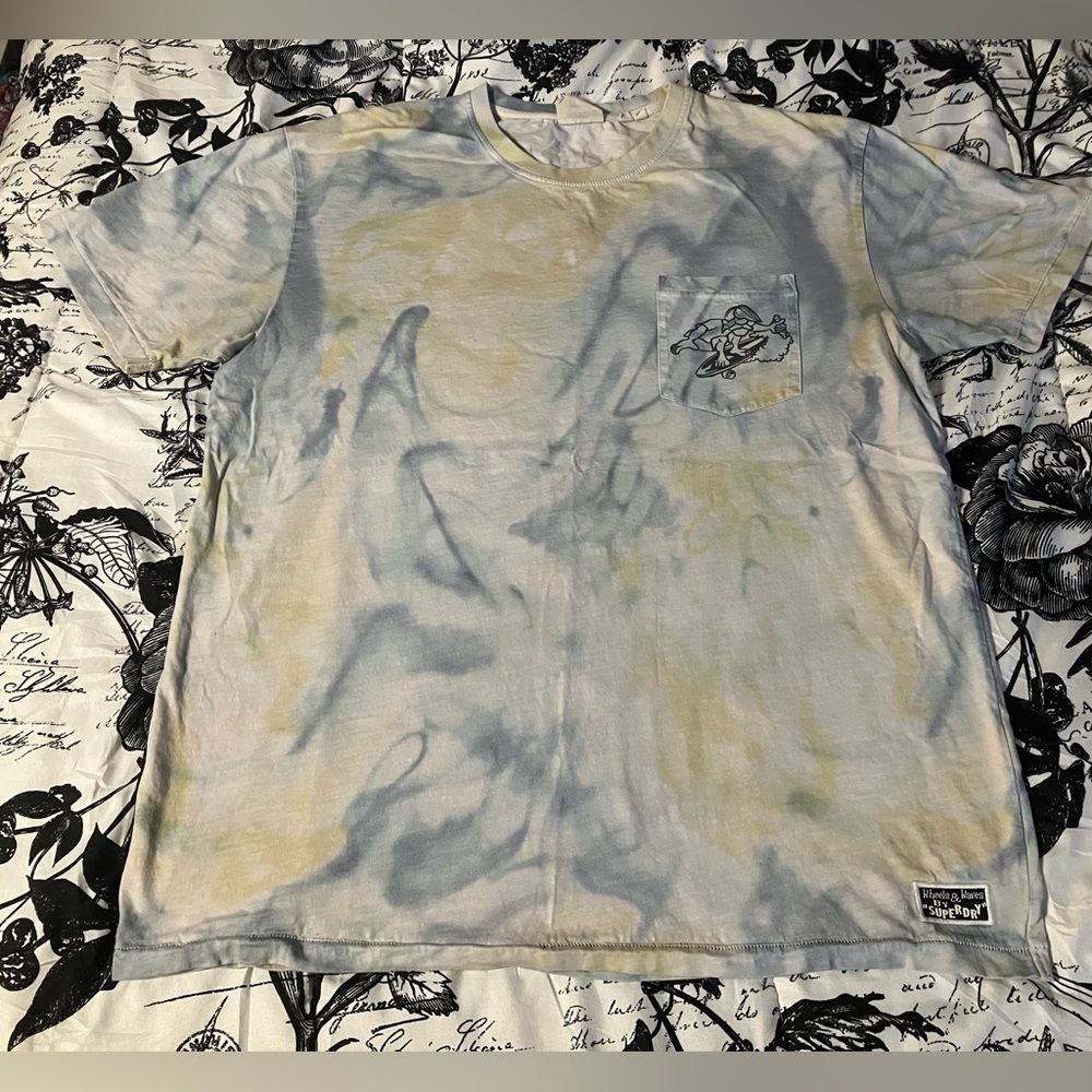 Super dry tie-dye pocket shirt XL (Like New)